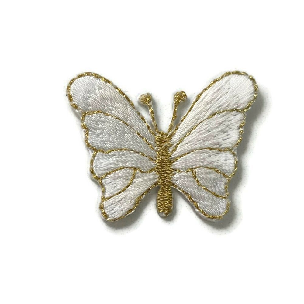 Small WG Butterfly Embroidered Patch